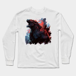 godzilla Long Sleeve T-Shirt